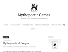 Tablet Screenshot of mythopoeticgames.com